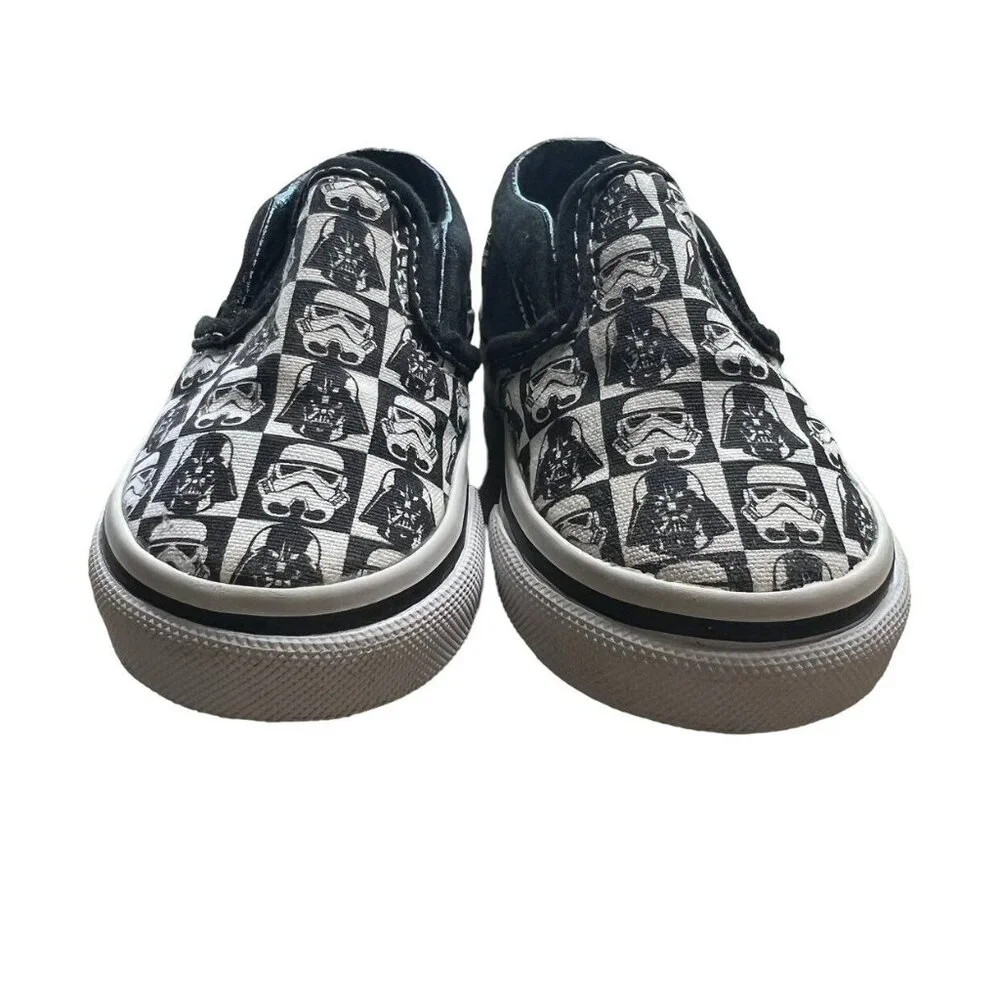 Vans Sz 4 Star Wars Slip-On Sneakers